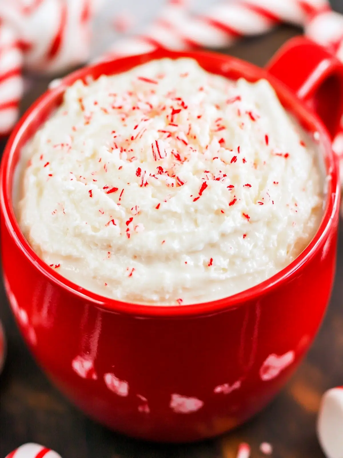 Festive Peppermint Cheesecake Dip for Easy Holiday Delights 2 Peppermint Cheesecake Dip