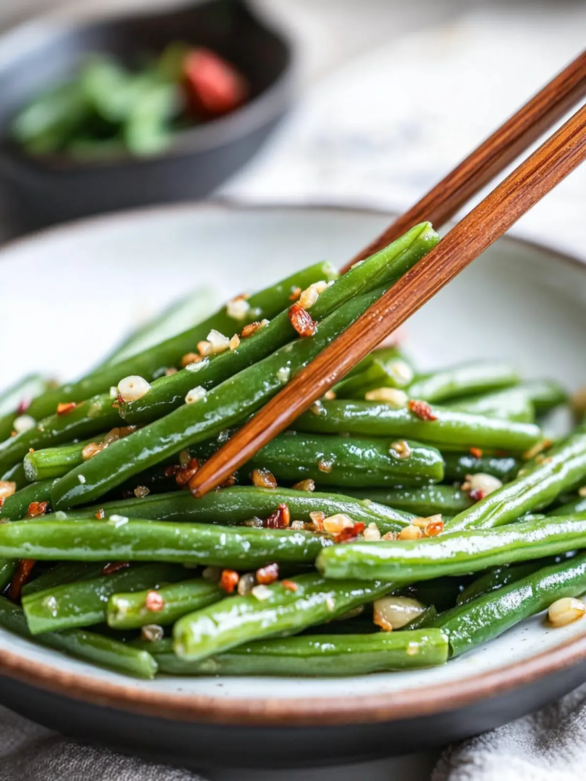 Chinese Style Garlic Green Beans: A Must-Try Lunar New Year Side 2 Chinese Style Garlic Green Beans- Side Dish for Lunar New Year
