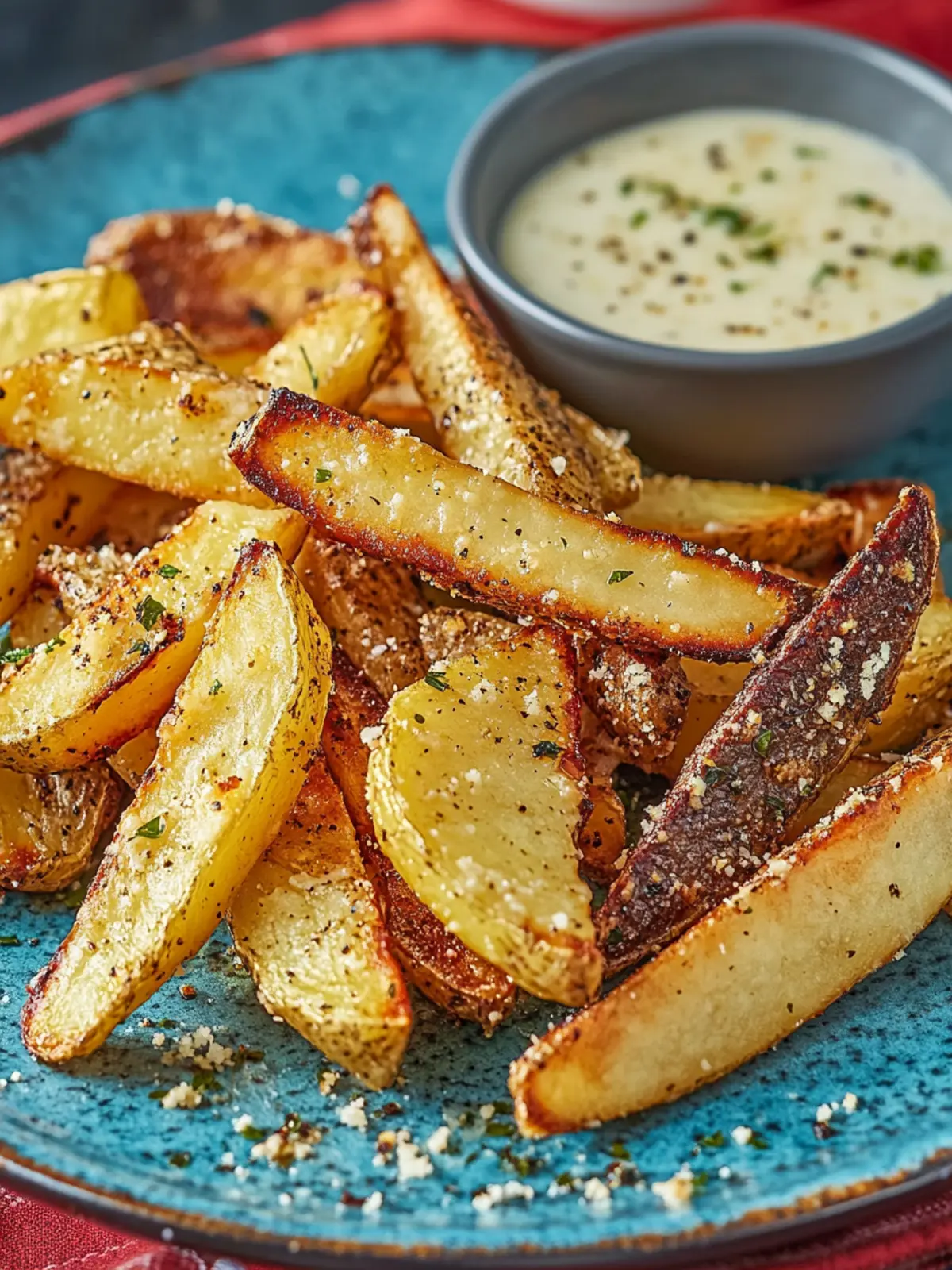 Crispy Air Fryer Parmesan Steak Fries: Kid-Friendly Delight 2 Air Fryer Parmesan Steak Fries- Kid-friendly Valentine’s Day treats