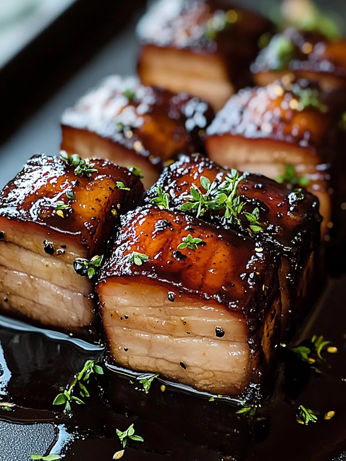 Melt-in-Your-Mouth Slow Cooker Pork Belly with Honey Balsamic Glaze 4 Slow Cooker Pork Belly with Honey Balsamic Glaze
