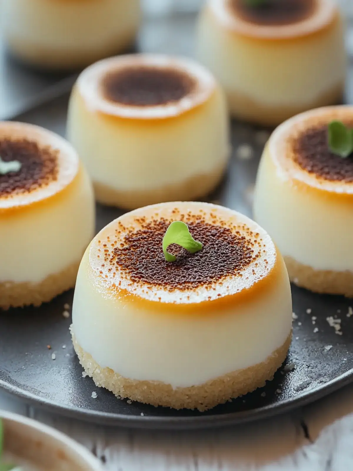 Quick Mini Japanese Cheesecakes