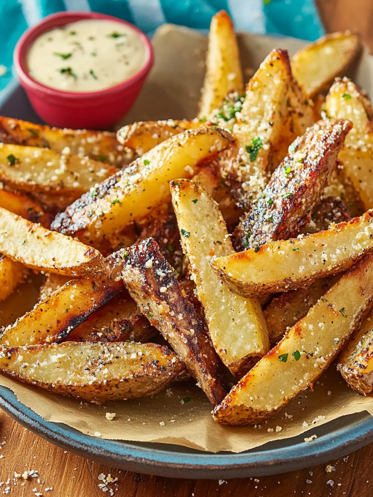 Crispy Air Fryer Parmesan Steak Fries: Kid-Friendly Delight 3 Air Fryer Parmesan Steak Fries- Kid-friendly Valentine’s Day treats