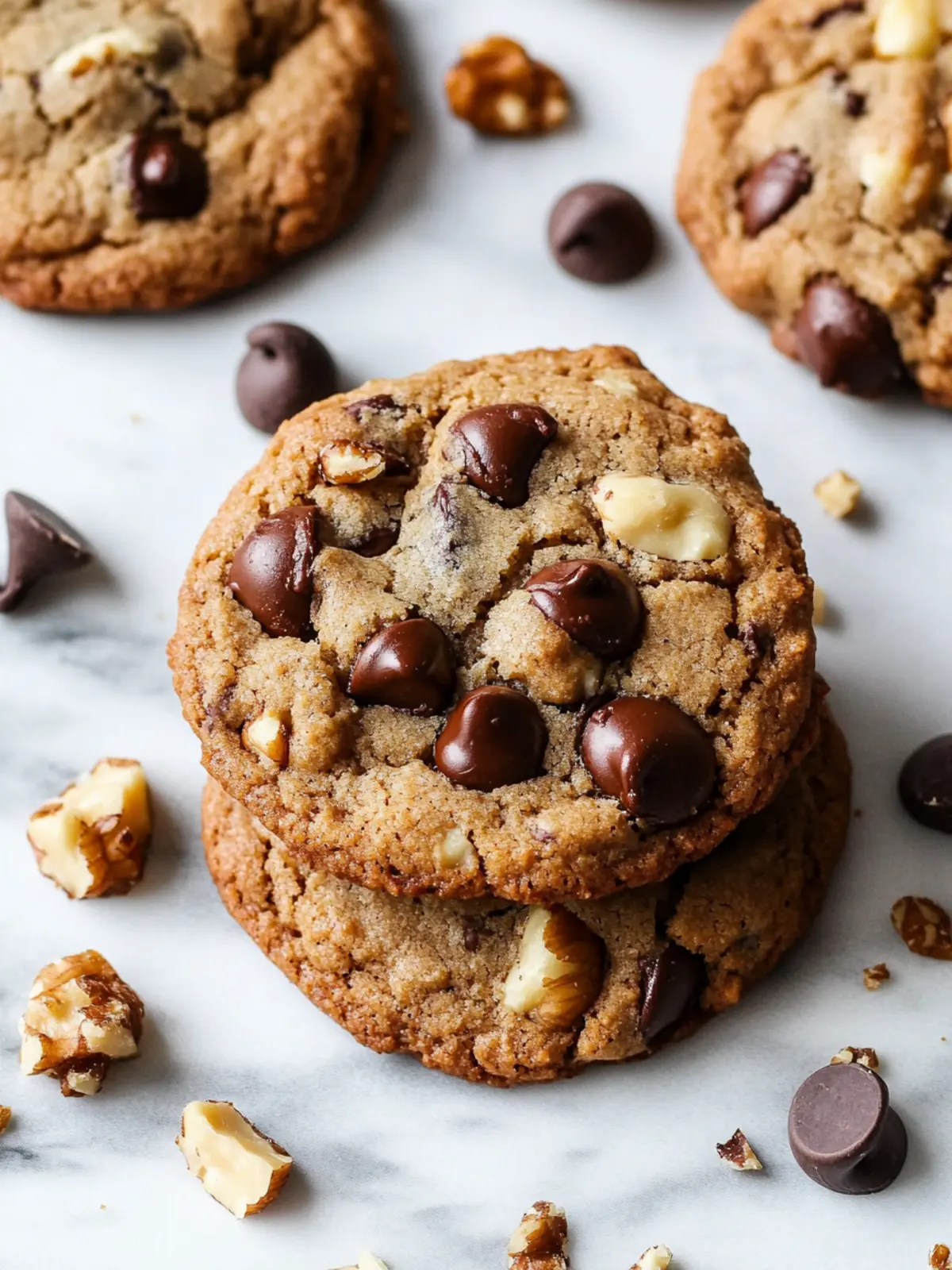 Chocolate Chip Walnut Cookies