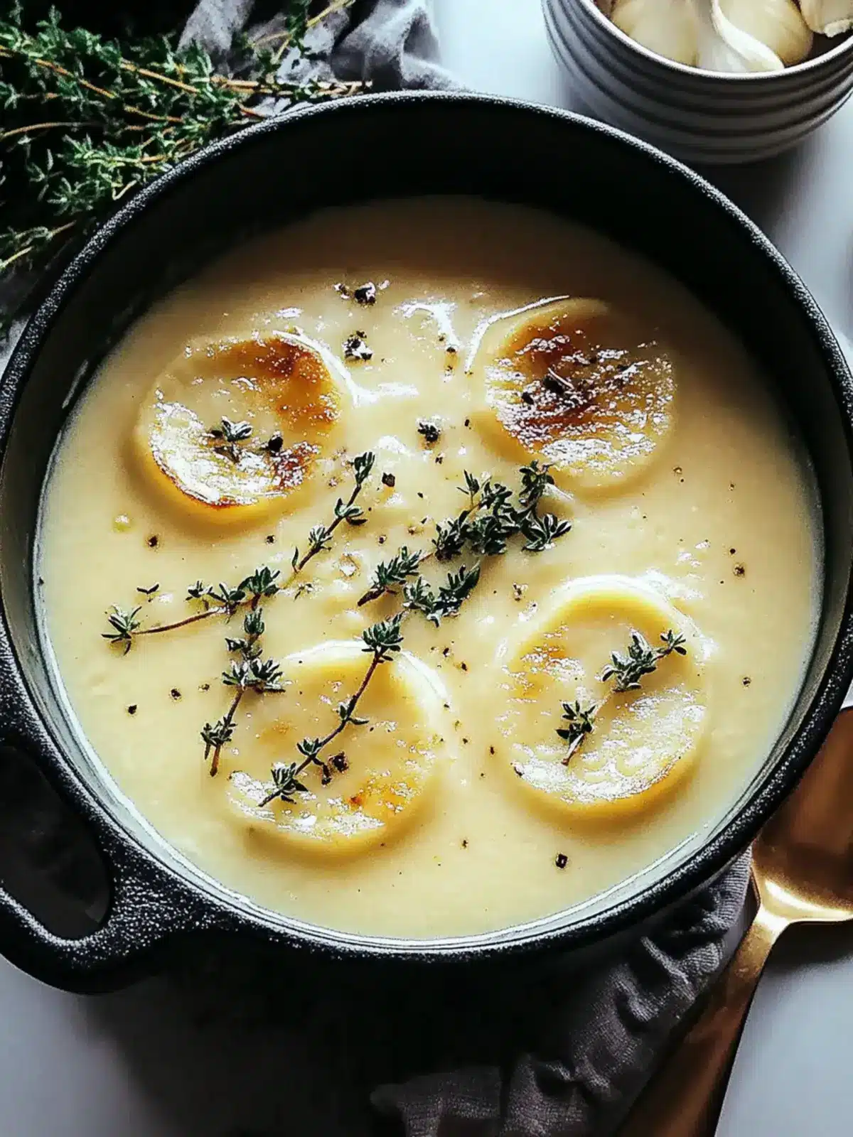 Amazing French Garlic Soup for Incredible Comfort Food