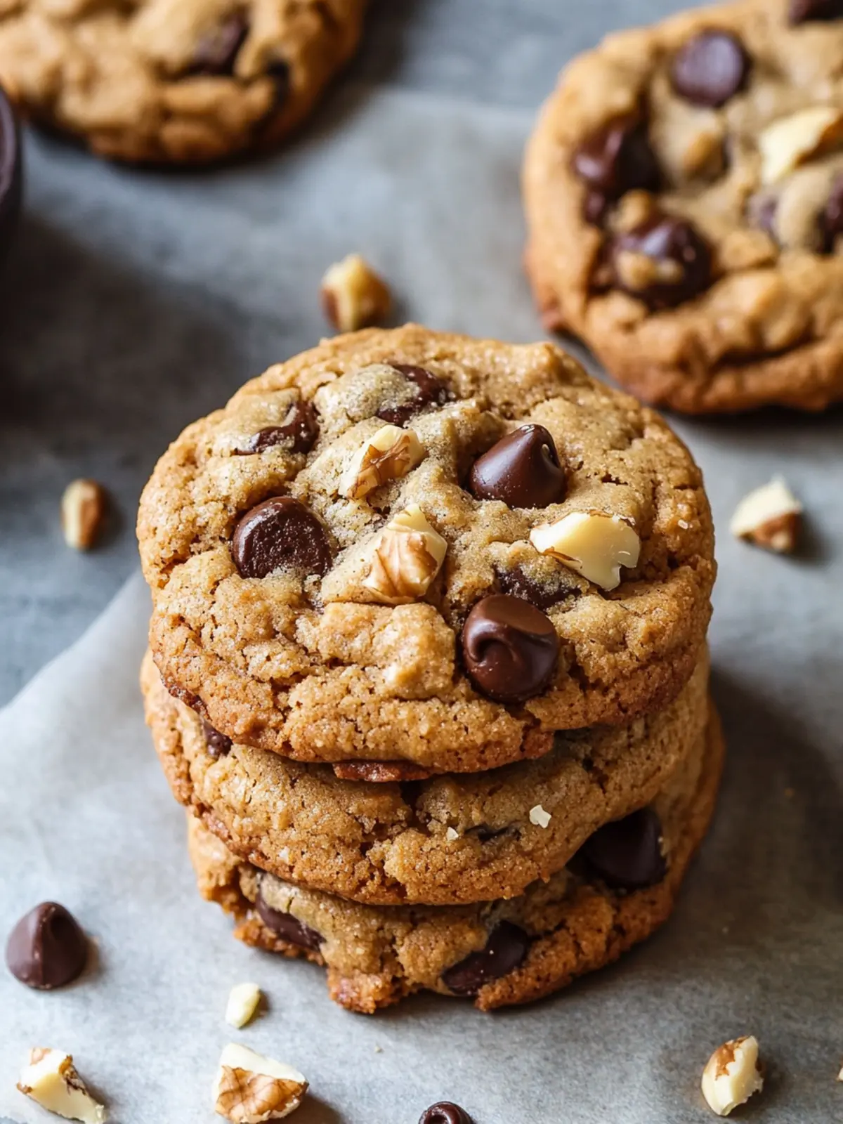 Chocolate Chip Walnut Cookies