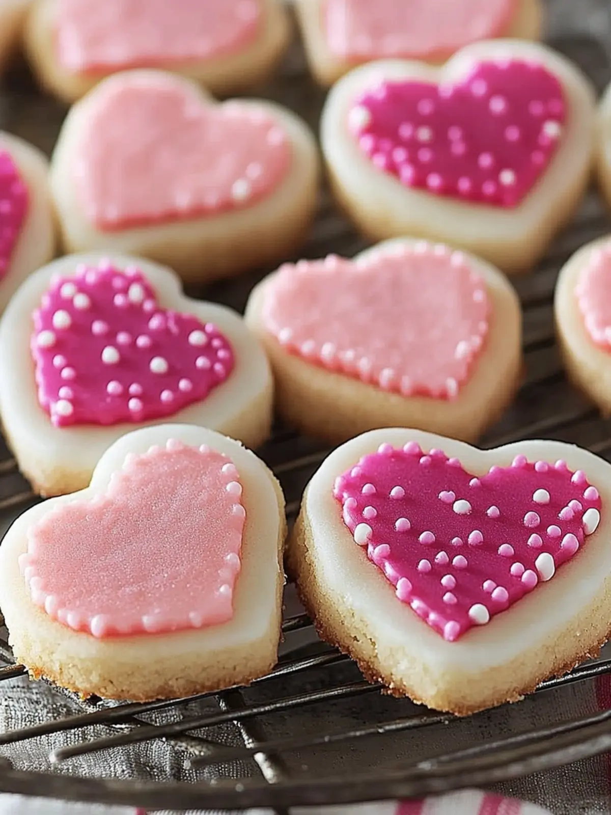 Valentine's Day Slice-and-Bake Heart Cookies