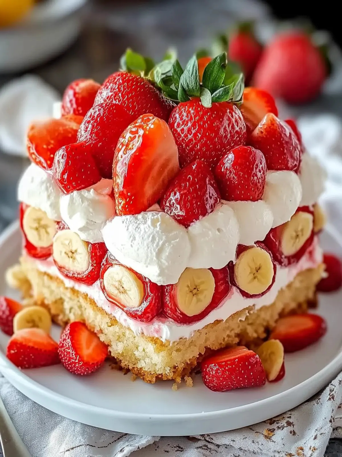 Half Strawberry Shortcake Half Banana Pudding Cake Recipe Delight 4 Half Strawberry Shortcake Half Banana Pudding Cake Recipe