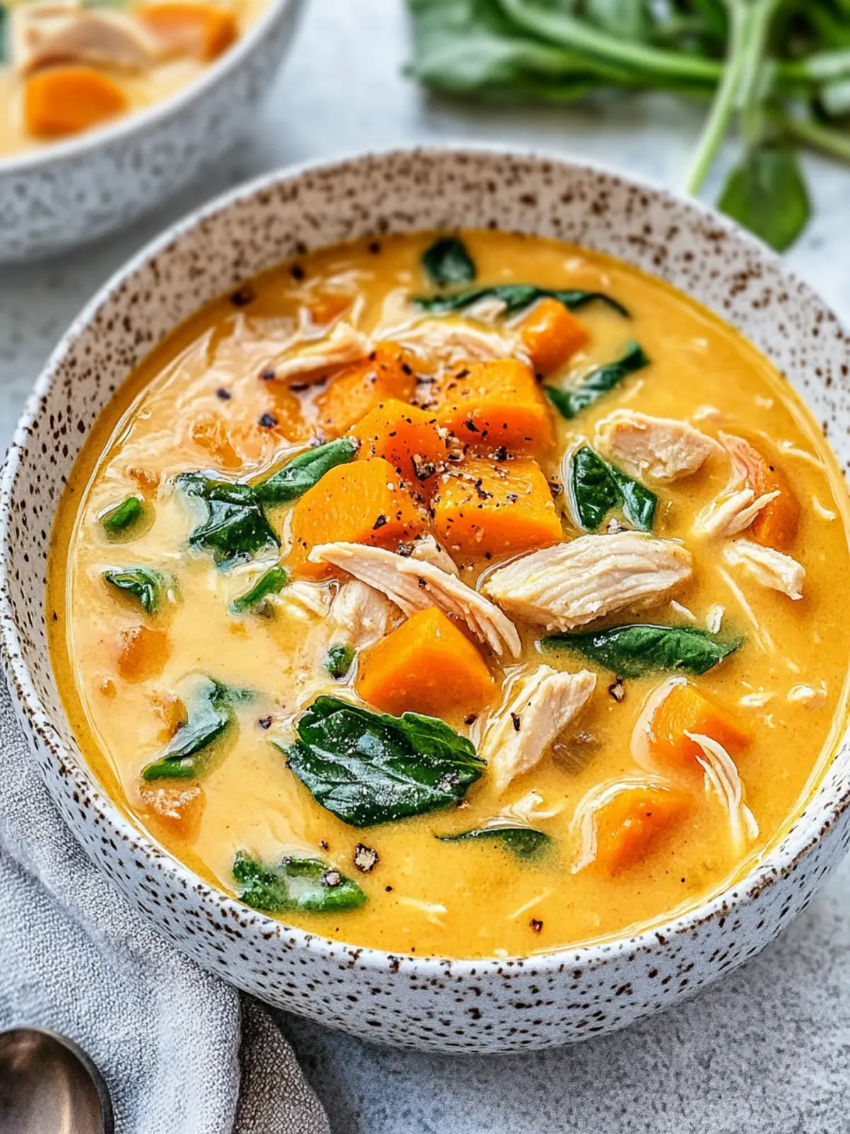 Creamy Sweet Potato Chicken Soup Ready in Just 30 Minutes 3 Creamy Sweet Potato Chicken Soup