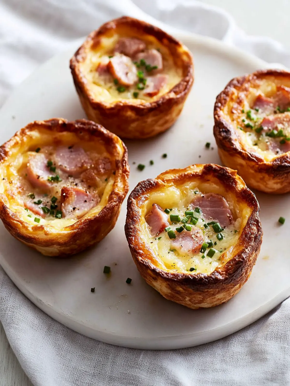 Sweeten Valentine's Day with Gruyère, Ham & Chive Mini Dutch Babies 4 Gruyère, ham & chive mini Dutch babies- Valentine's Day breakfast in Bed
