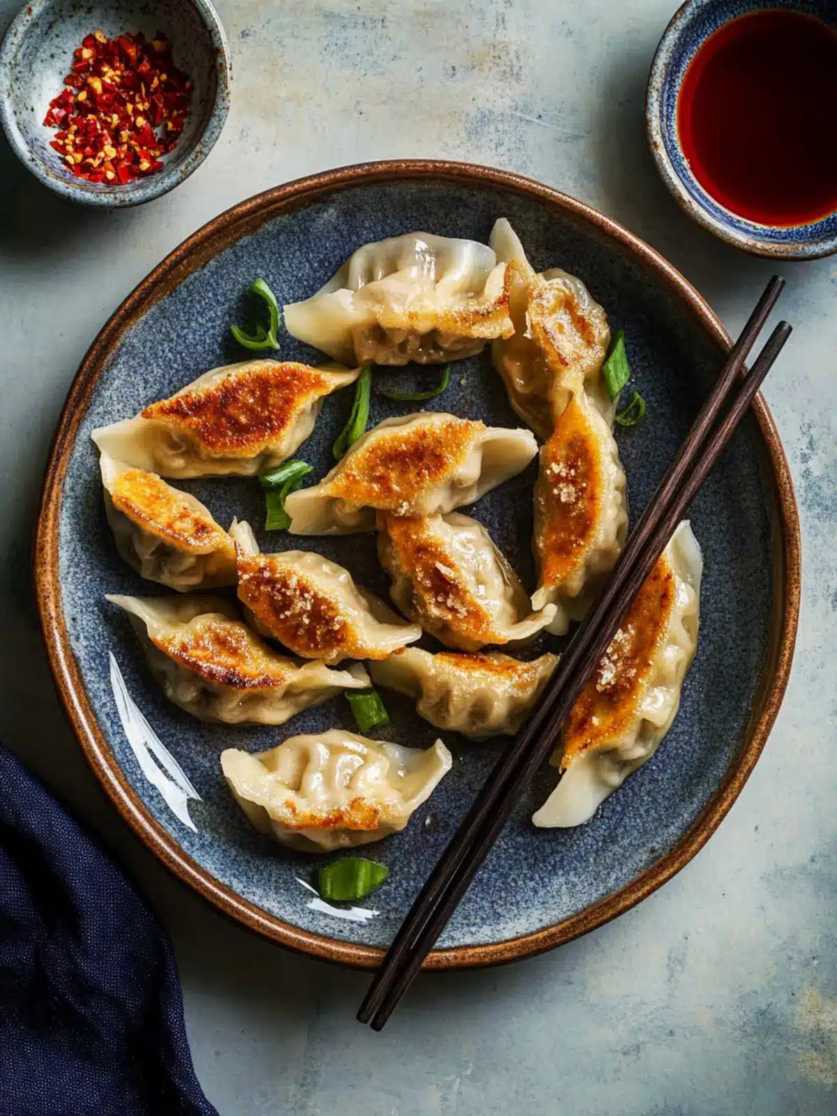 Dumplings With Chile Crisp