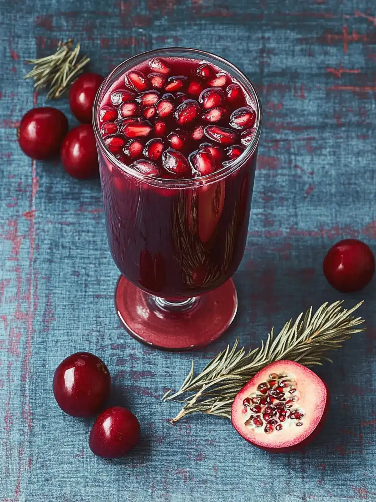 Mulled Pomegranate-Cherry Juice