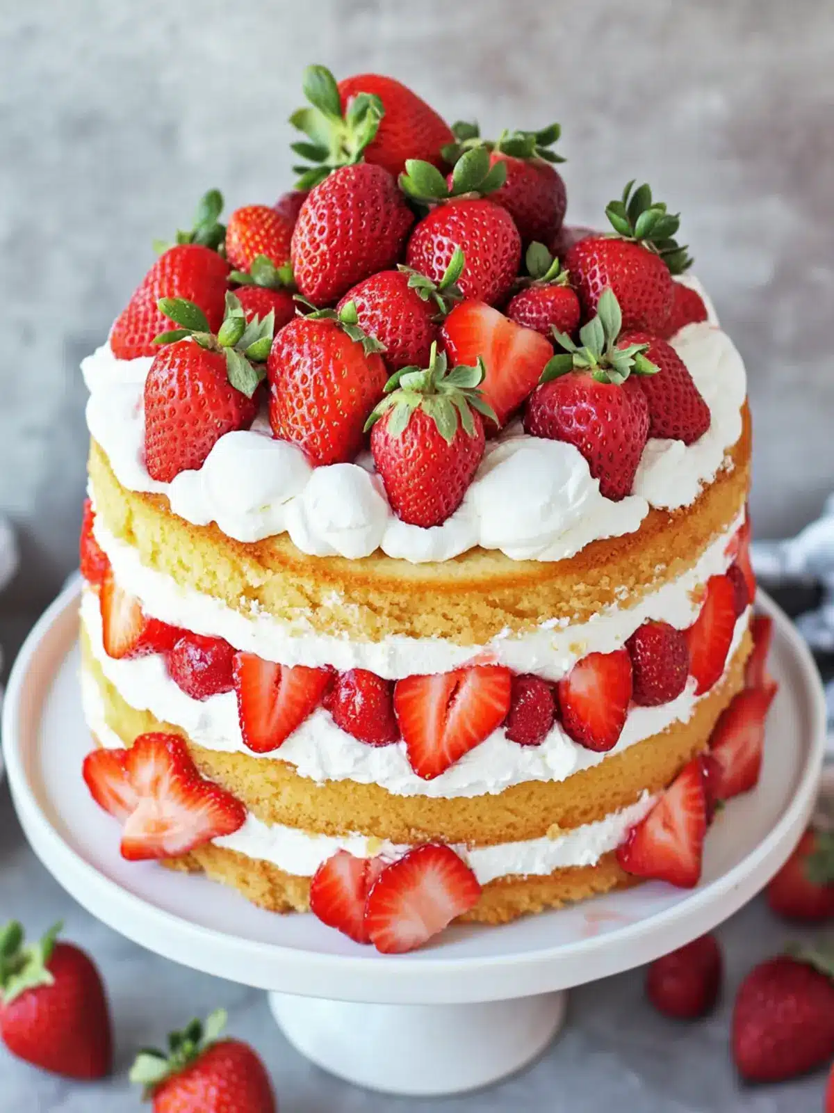 The Best Strawberry Shortcake Cake - Irresistibly Delicious Layers