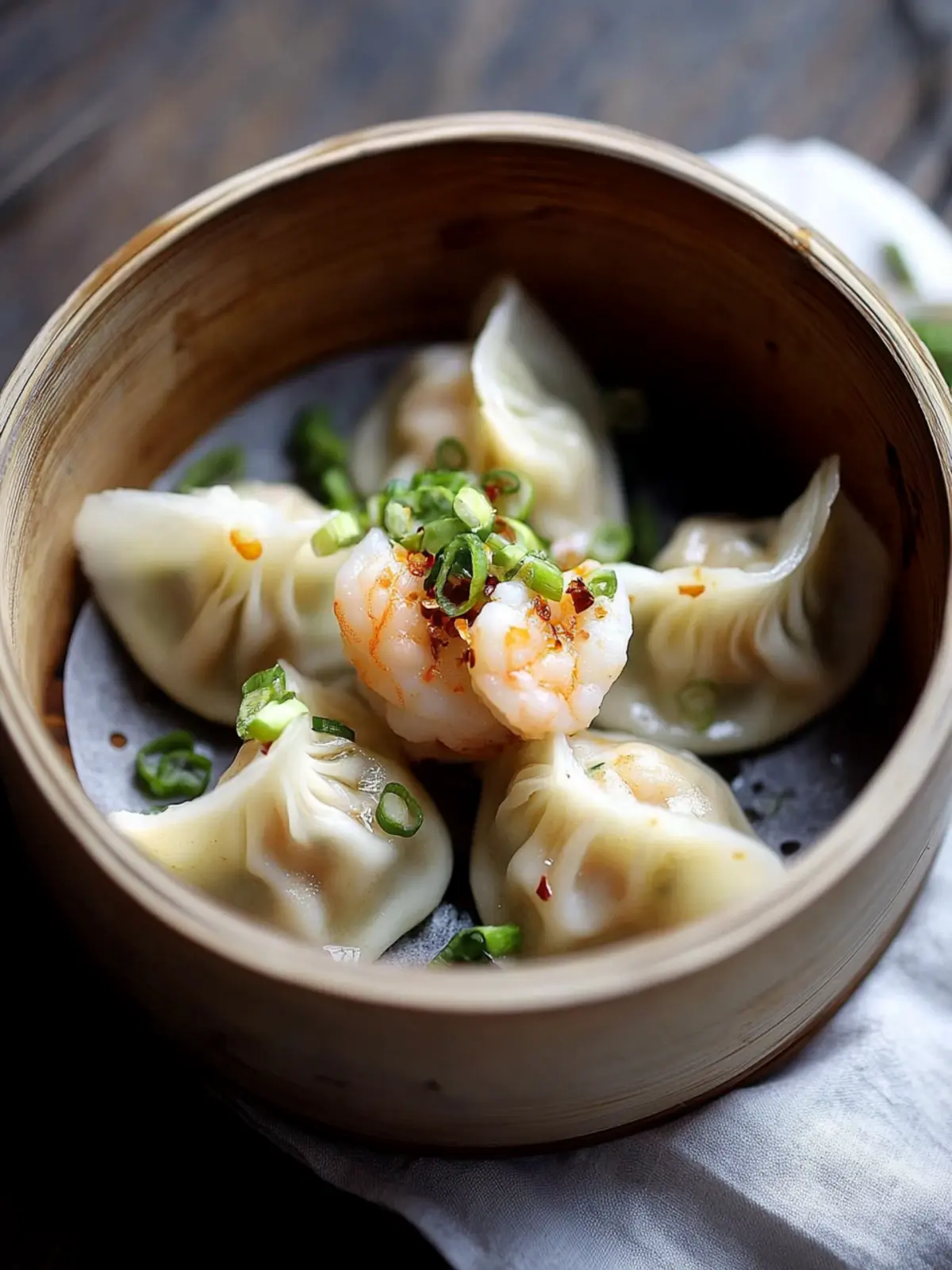 Shrimp and Scallop Dumplings: A Lucky Seafood Delight 4 Shrimp and Scallop Dumplings- Lucky food