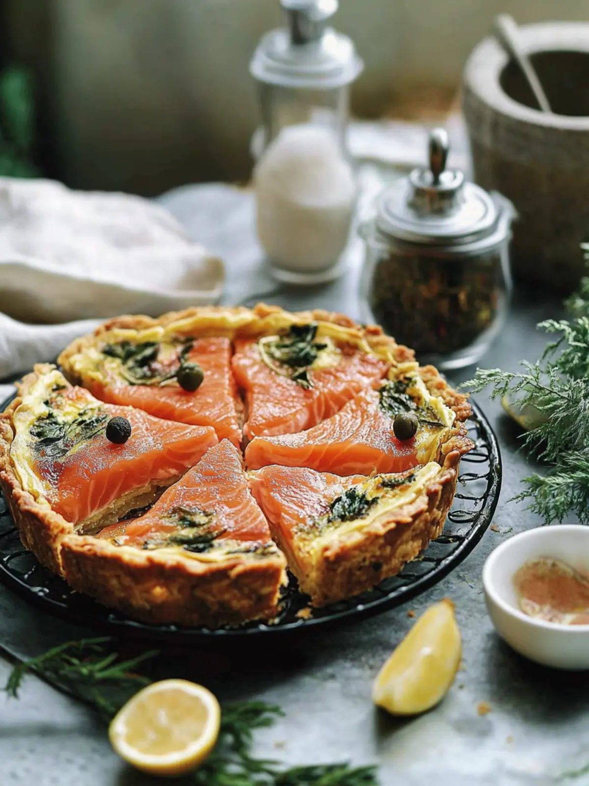 Savory Salmon Tart: Easy Recipe for a Fancy Feast at Home 5 Salmon tart