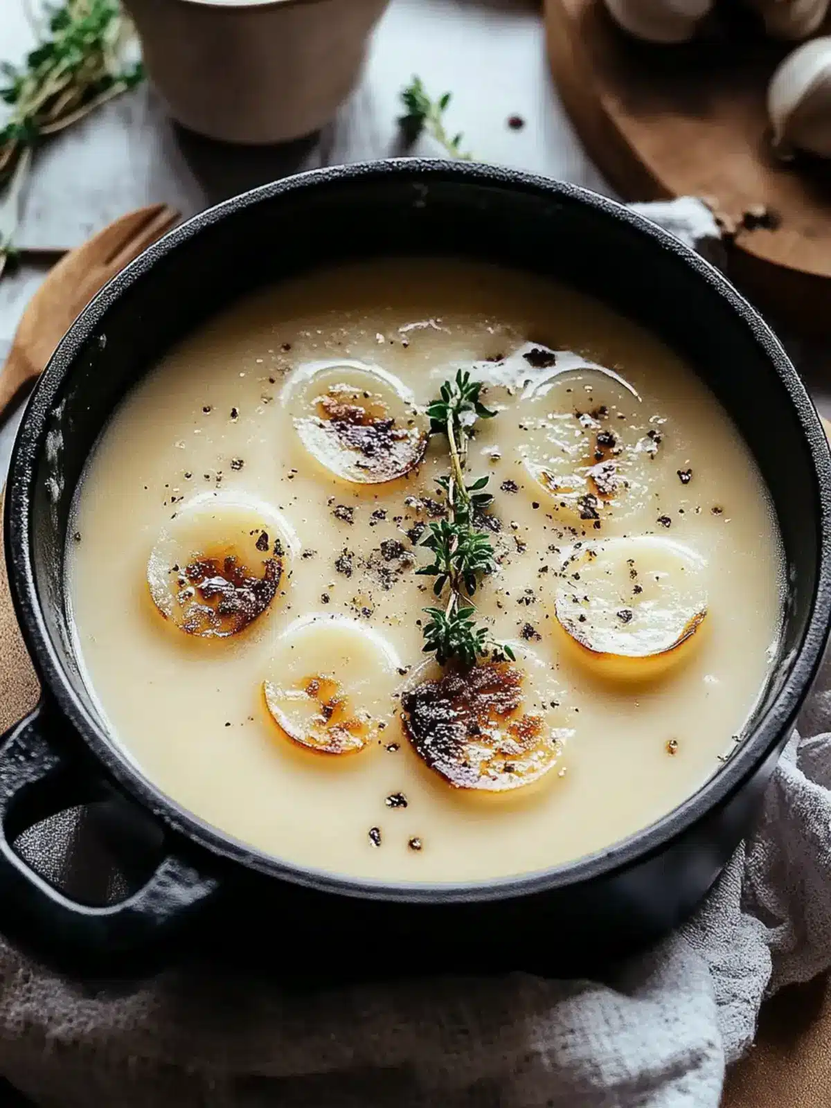 Amazing French Garlic Soup for Incredible Comfort Food