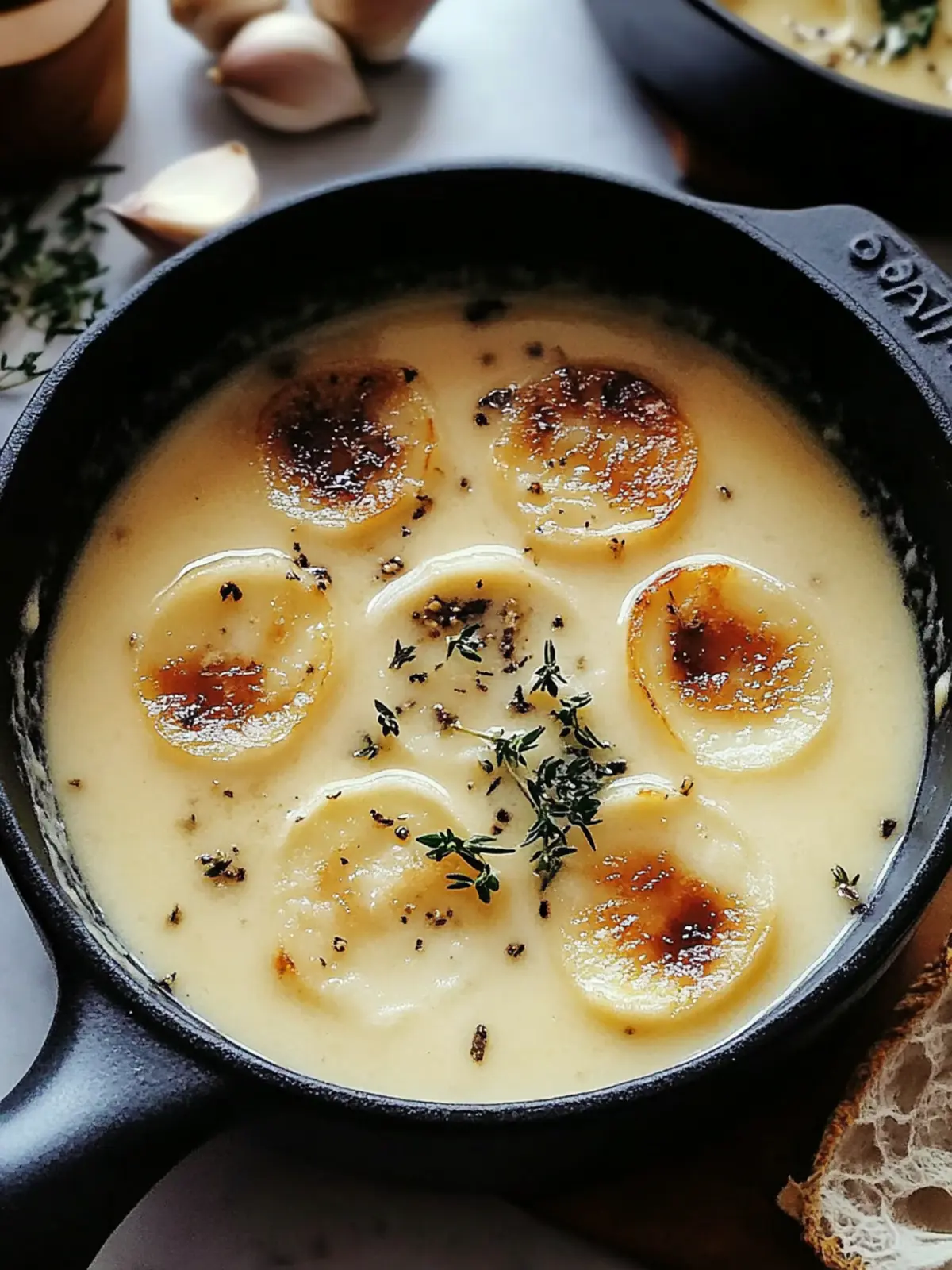 Amazing French Garlic Soup for Incredible Comfort Food