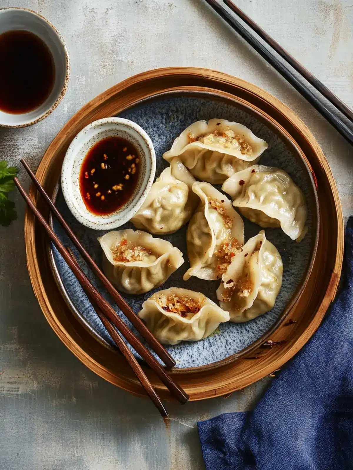 Dumplings With Chile Crisp