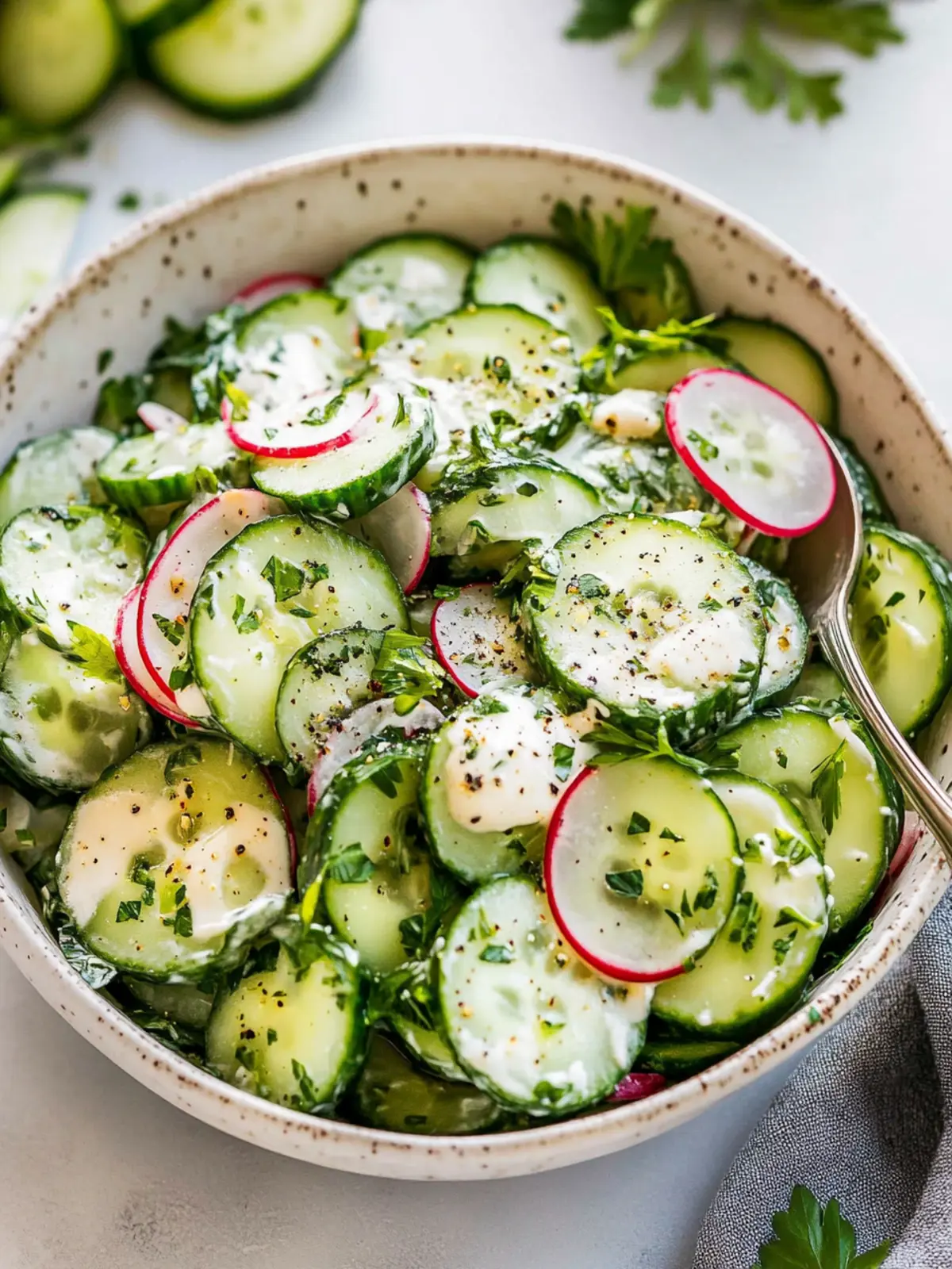 Refresh Your Summer with Creamy Cucumber Salad Bliss 5 Creamy Cucumber Salad