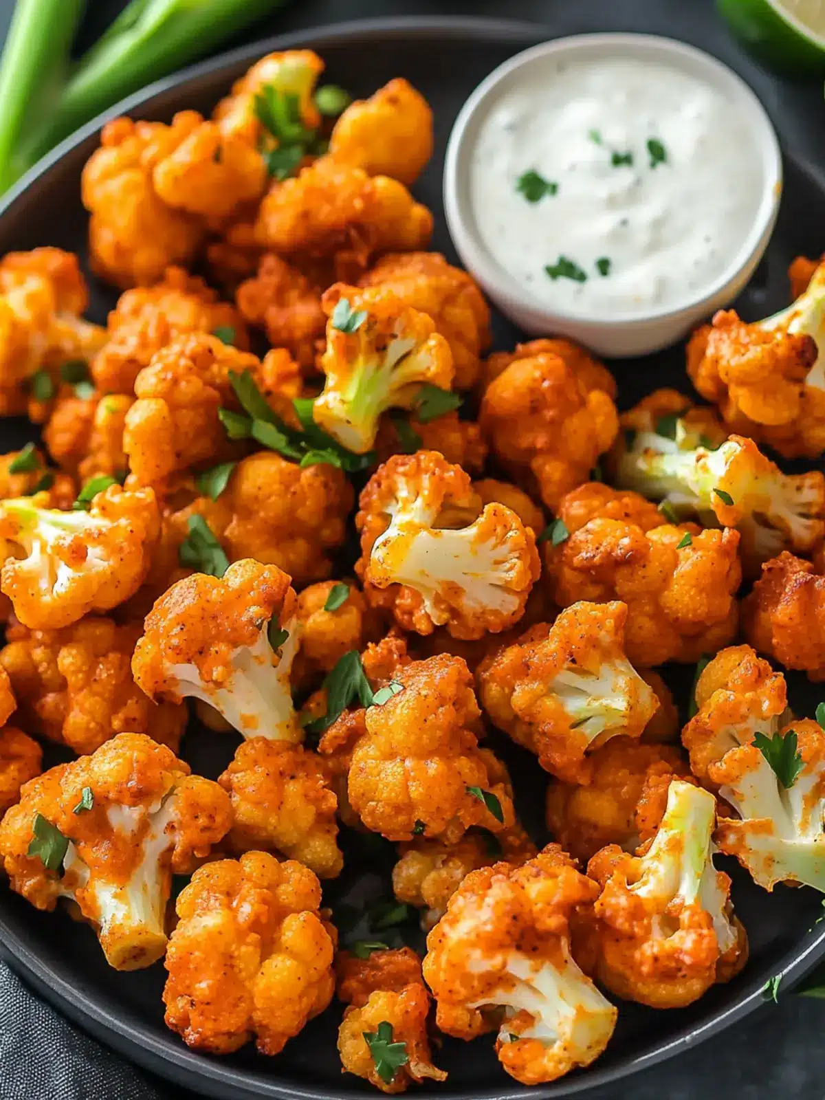 Air Fryer Buffalo Cauliflower Recipe