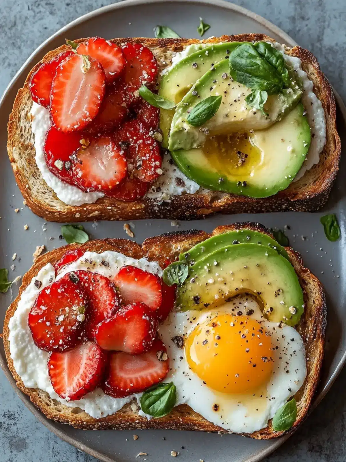 Healthy Toast Toppings