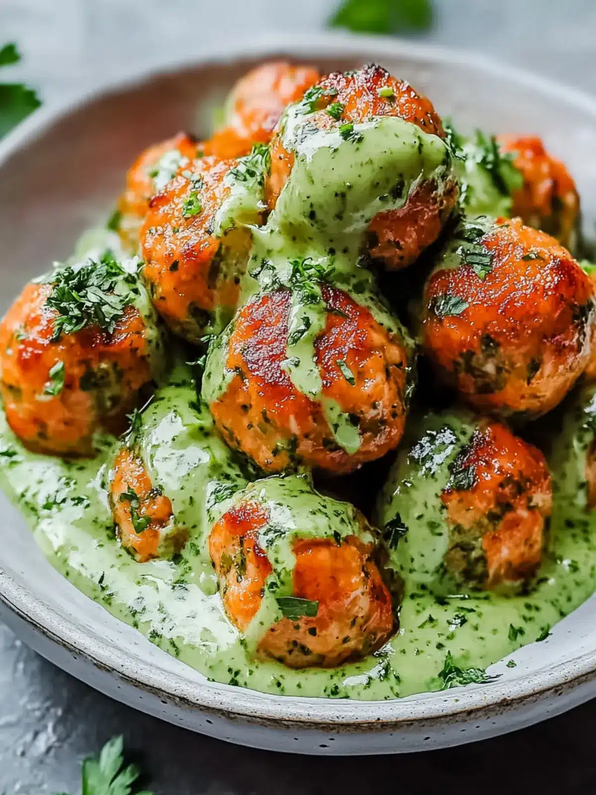 Savory Salmon Balls with Avocado Sauce You’ll Love 2 Salmon Balls with Avocado Sauce