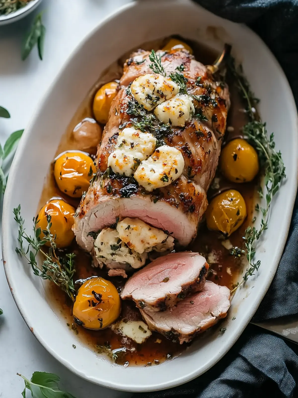 Savory Goat Cheese Stuffed Pork Tenderloin for Home Chefs 5 Goat Cheese Stuffed Pork Tenderloin