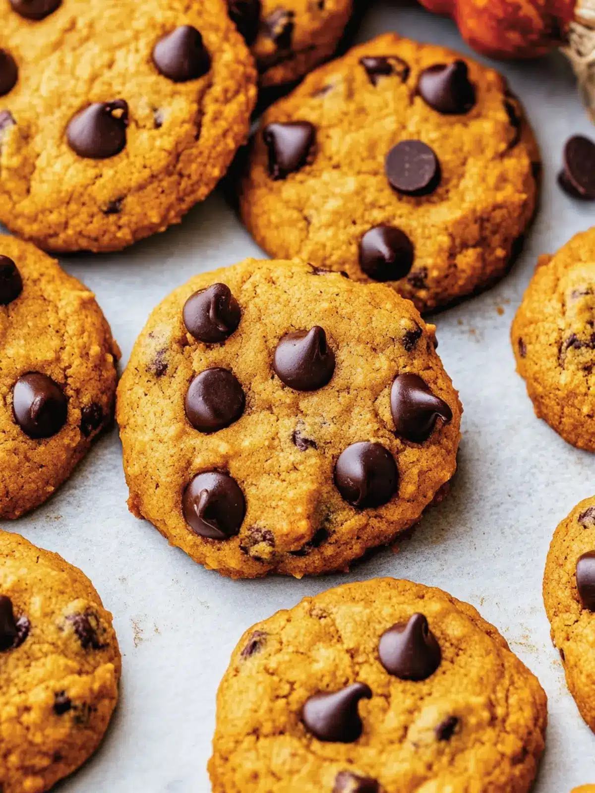 Pumpkin Chocolate Chip Cookies