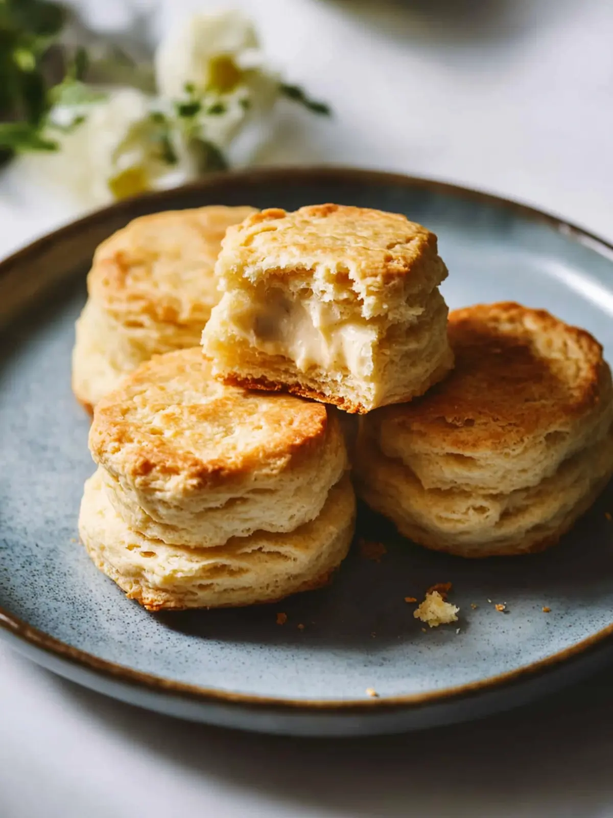 Flaky Vegan Biscuits for Ultimate Comfort Food Bliss 2 Vegan Biscuits