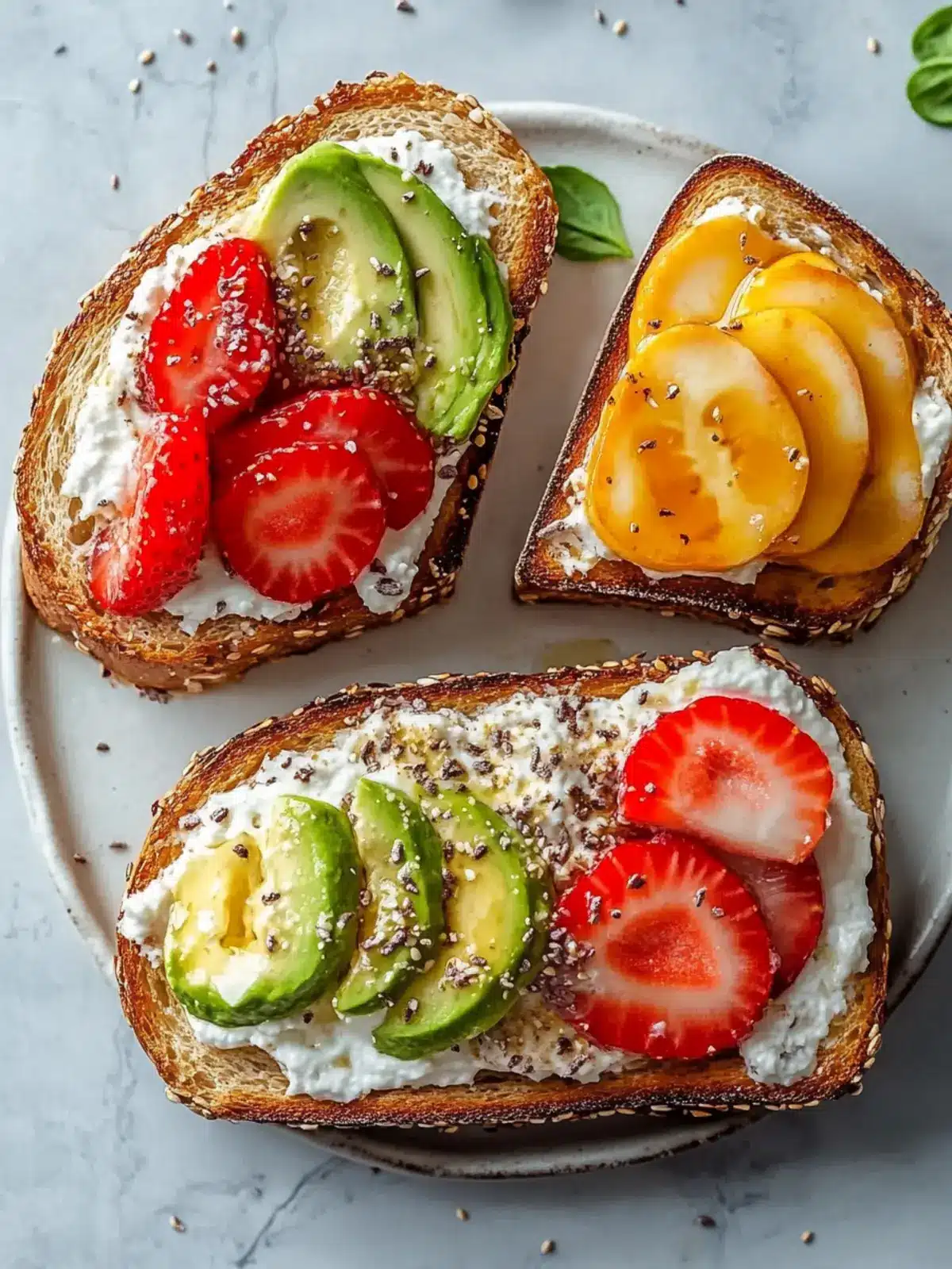Healthy Toast Toppings