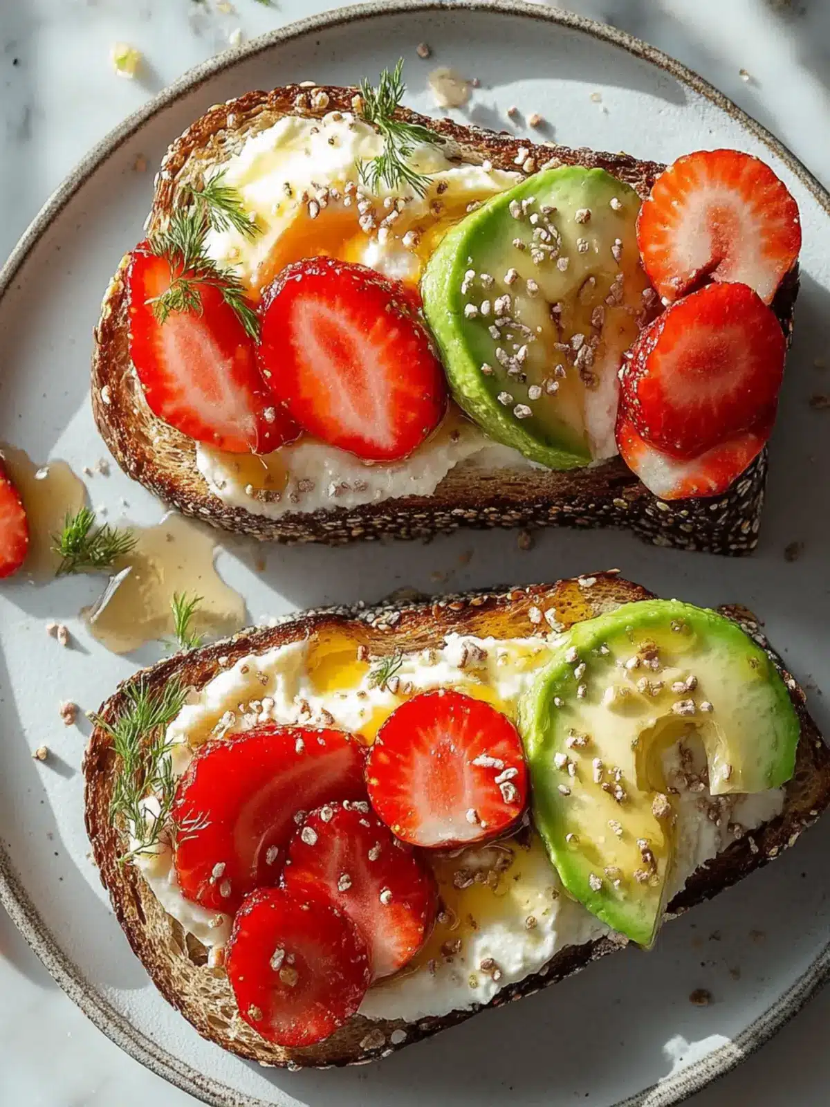 Healthy Toast Toppings
