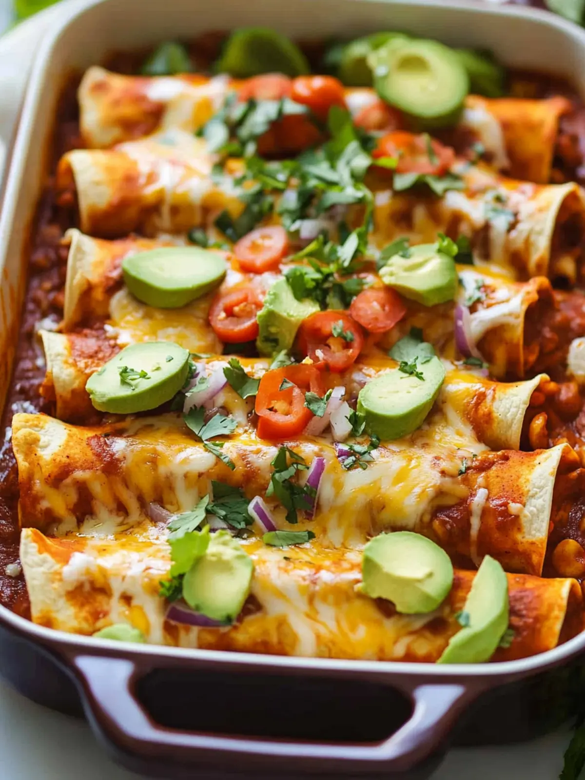 Savory Vegetarian Enchiladas with Butternut Squash Bliss 5 Vegetarian Enchiladas