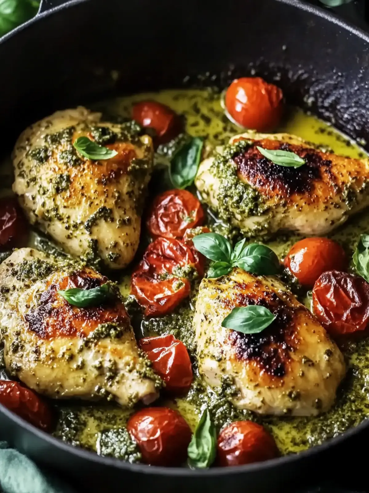 Creamy Pesto Chicken: A Quick Gourmet Dinner Delight 3 Creamy Pesto Chicken
