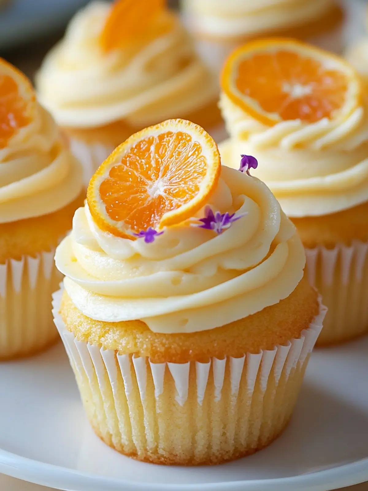 Sweet Orange Creamsicle Cupcakes for a Mother’s Day Treat 5 Orange Creamsicle Cupcakes- For mother's day special