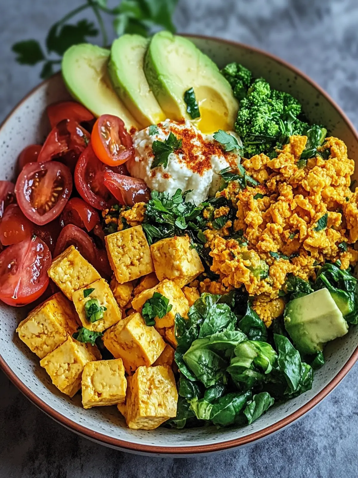 Delicious Tofu Scramble Vegan Breakfast Bowl to Energize Mornings 2 Tofu Scramble Vegan Breakfast Bowl