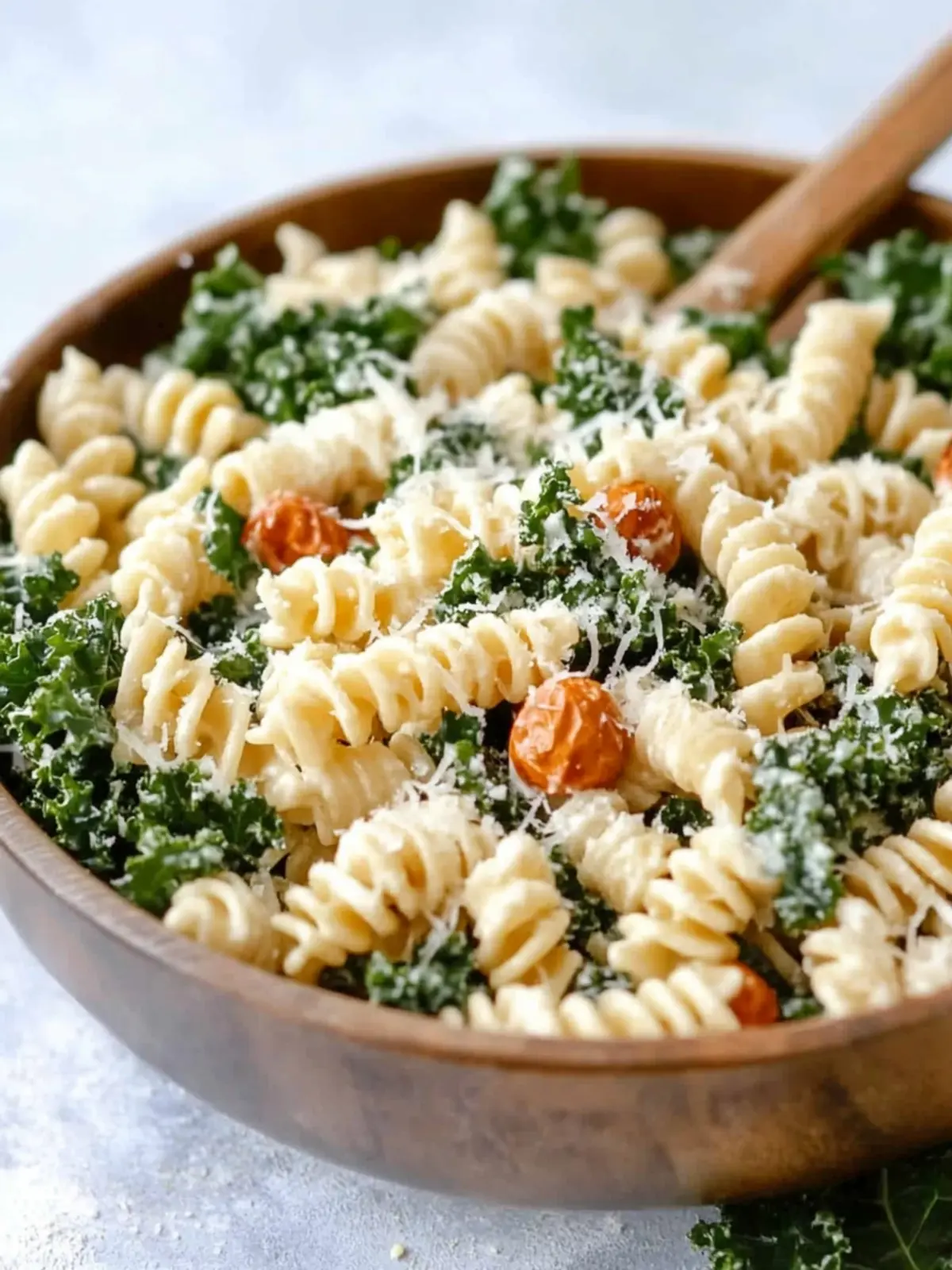 Kale Caesar Pasta Salad: A Crunchy, Creamy Delight Awaiting You 2 Kale Caesar Pasta Salad