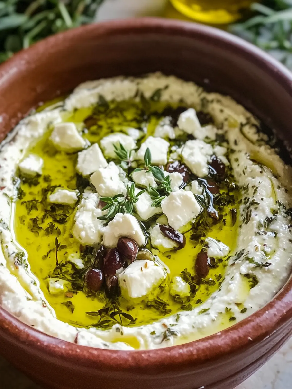 Creamy Herb and Feta Olive Oil Dip to Elevate Your Snacking 5 Creamy Herb and Feta Olive Oil Dip