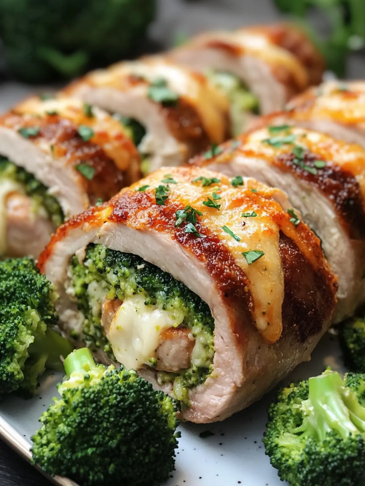 Broccoli Cheese Stuffed Pork Wrapped in Savory Bacon Bliss 5 Broccoli Cheese Stuffed Pork