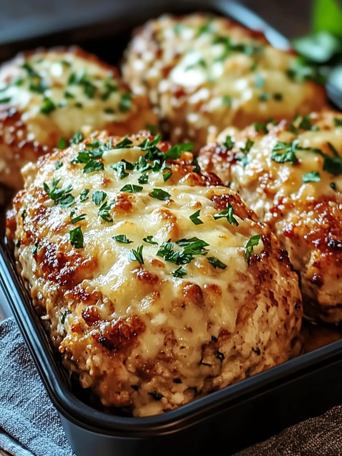 Savory Garlic Parmesan Chicken Meatloaves Your Family Will Love 5 Garlic Parmesan Chicken Meatloaves