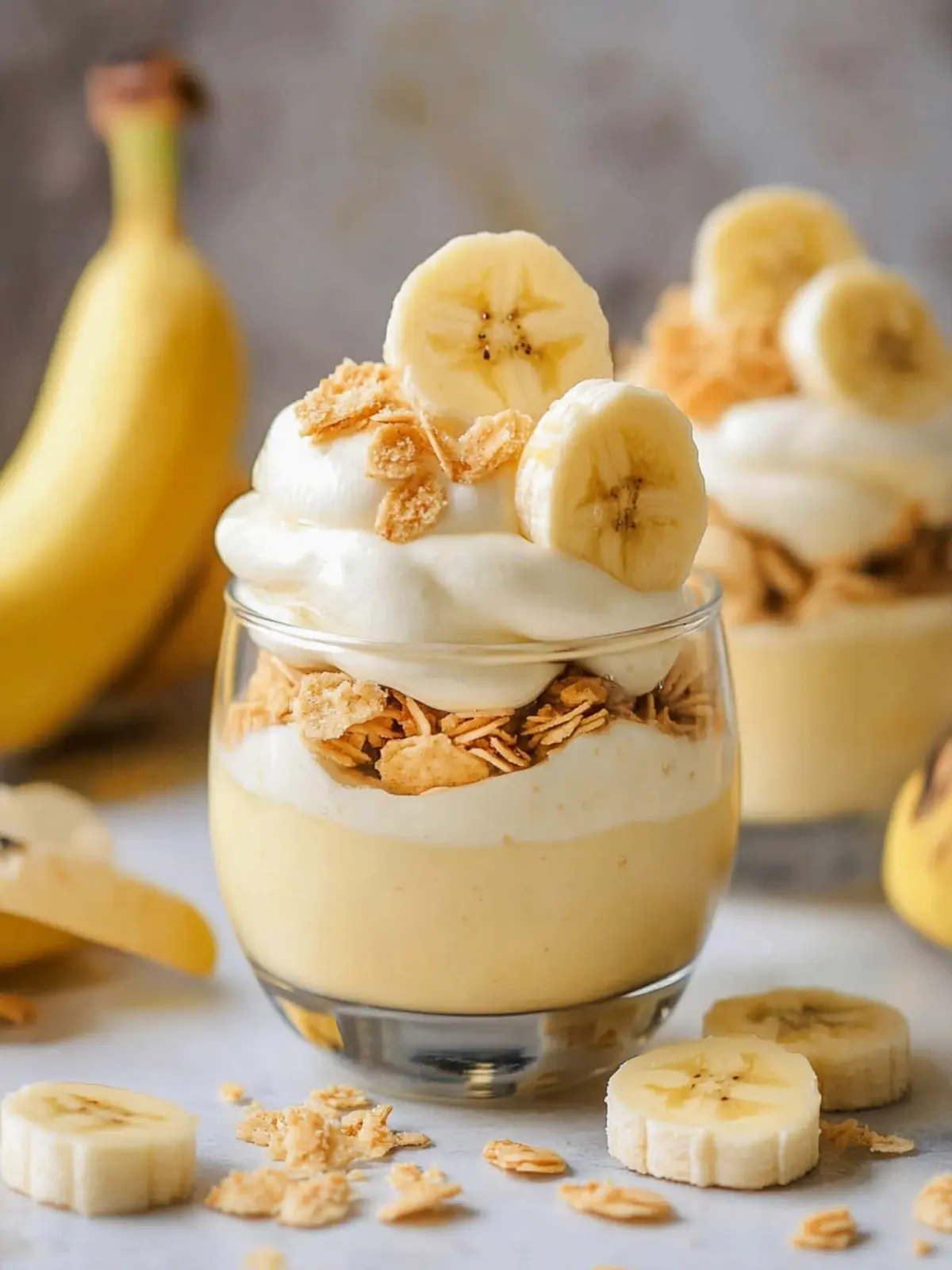 Creamy Banana Pudding Cups with Homemade Custard Delight 5 Banana Pudding Cups