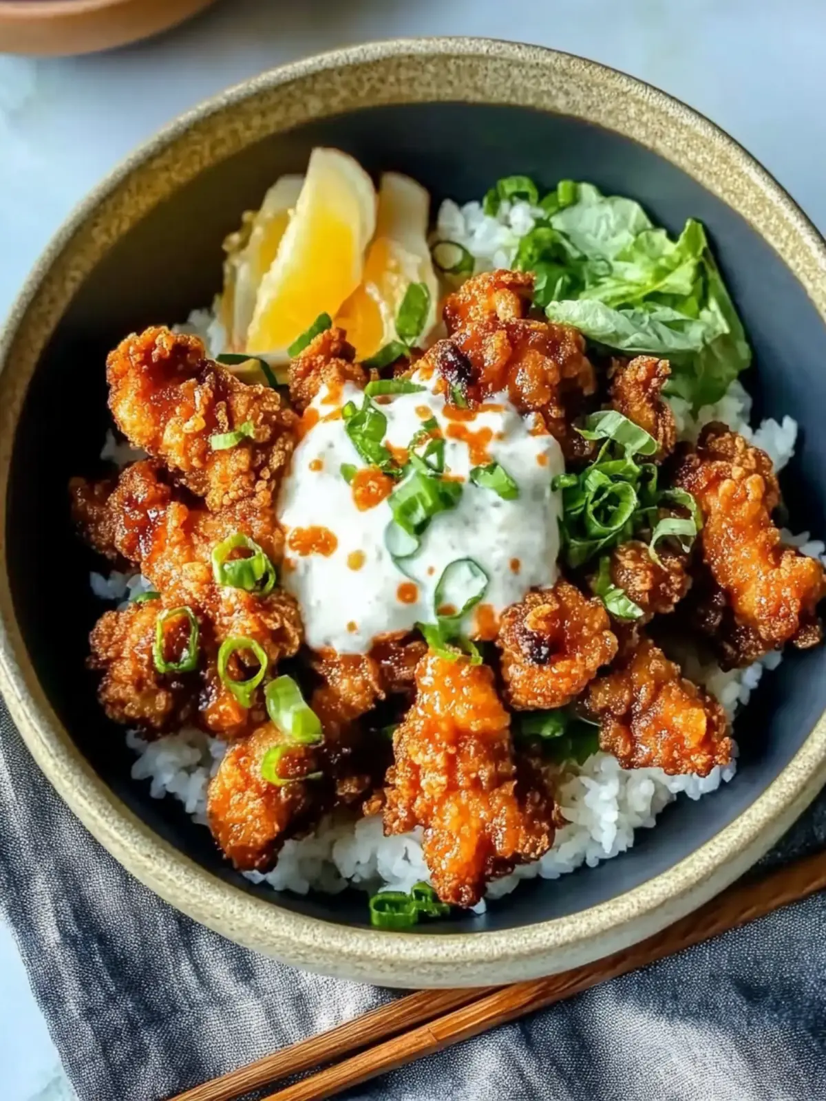 Alcohol-Free Karaage Don: The Ultimate Comfort Rice Bowl 4 Karaage Don (Japanese Fried Chicken Rice Bowl)