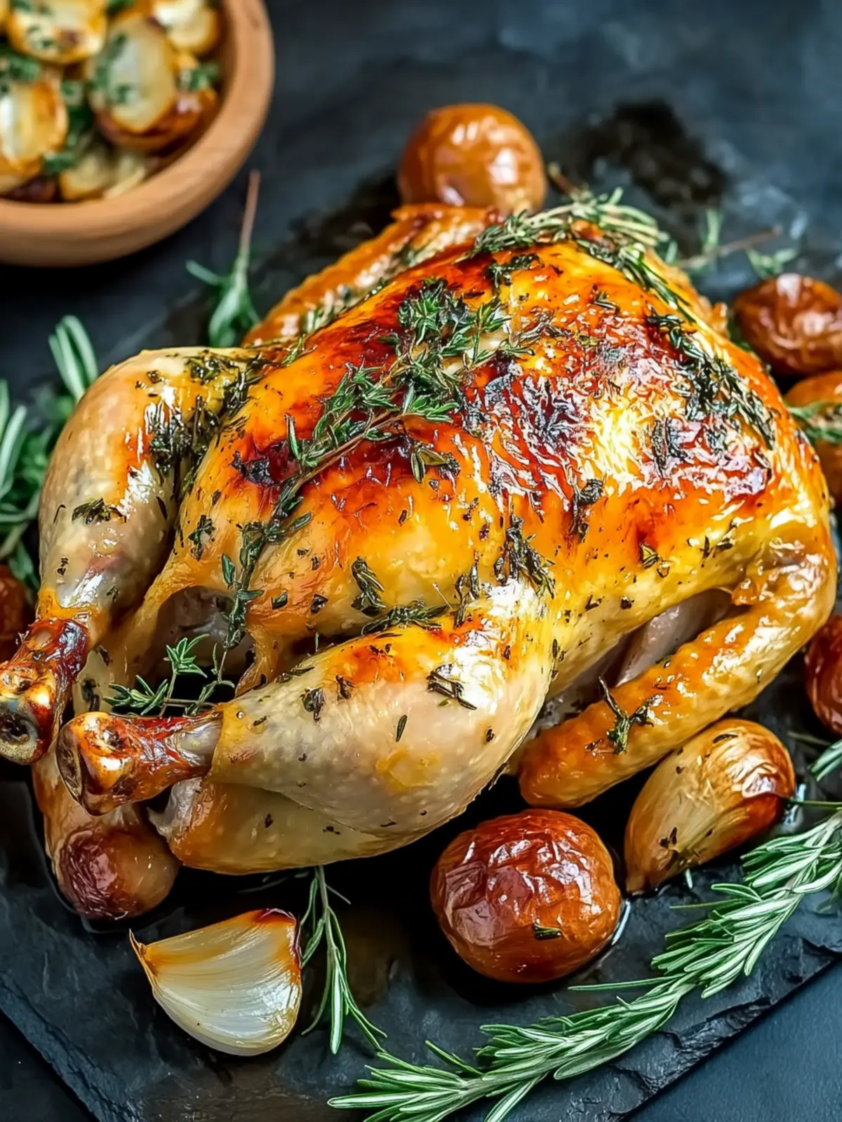 Irresistible Roasted Chicken with Garlic and Herbs Recipe 2 Roasted Chicken with Garlic and Herbs Recipe