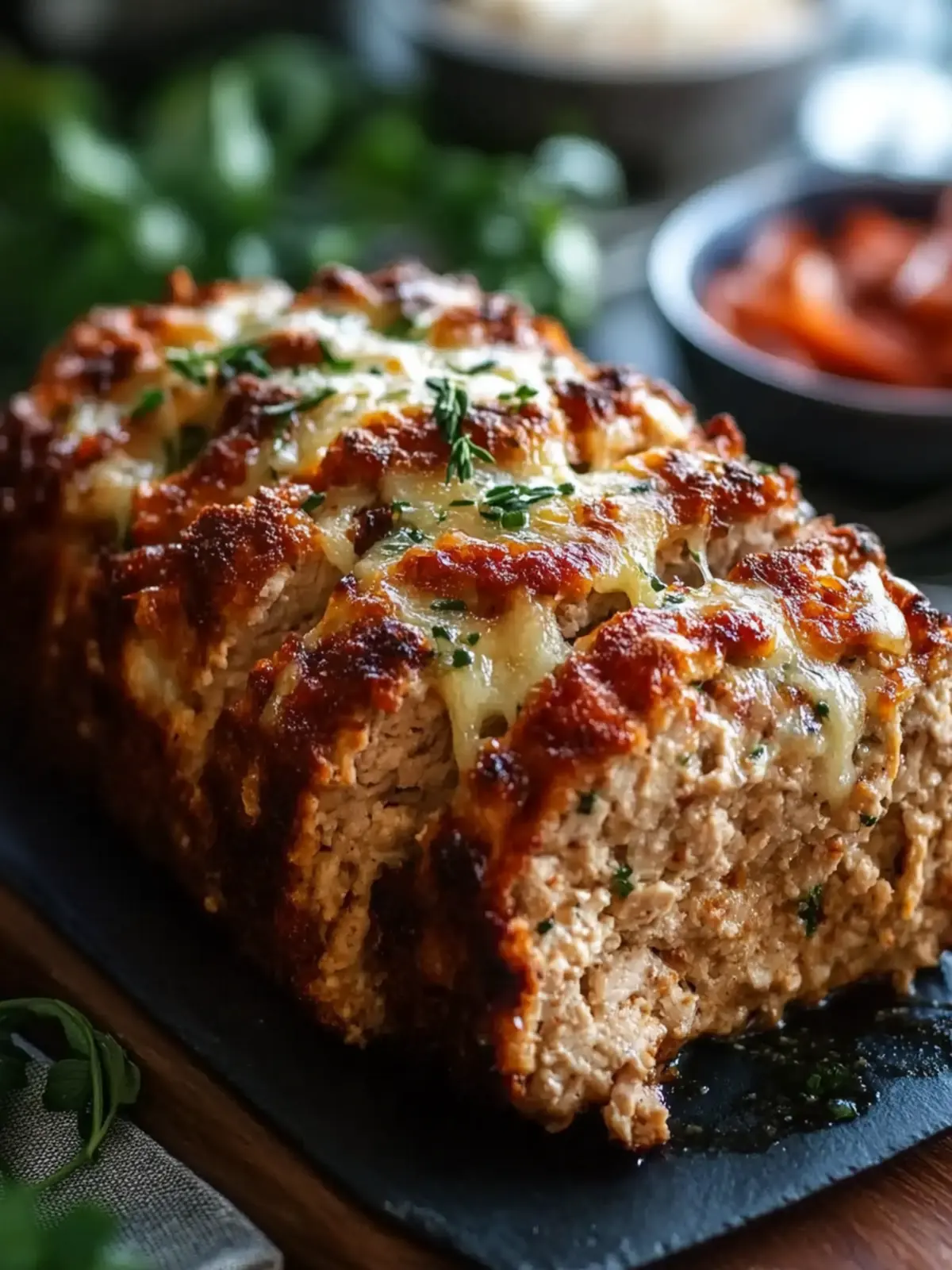 Savory Garlic Parmesan Chicken Meatloaf for Guilt-Free Comfort 5 Garlic Parmesan Chicken Meatloaf