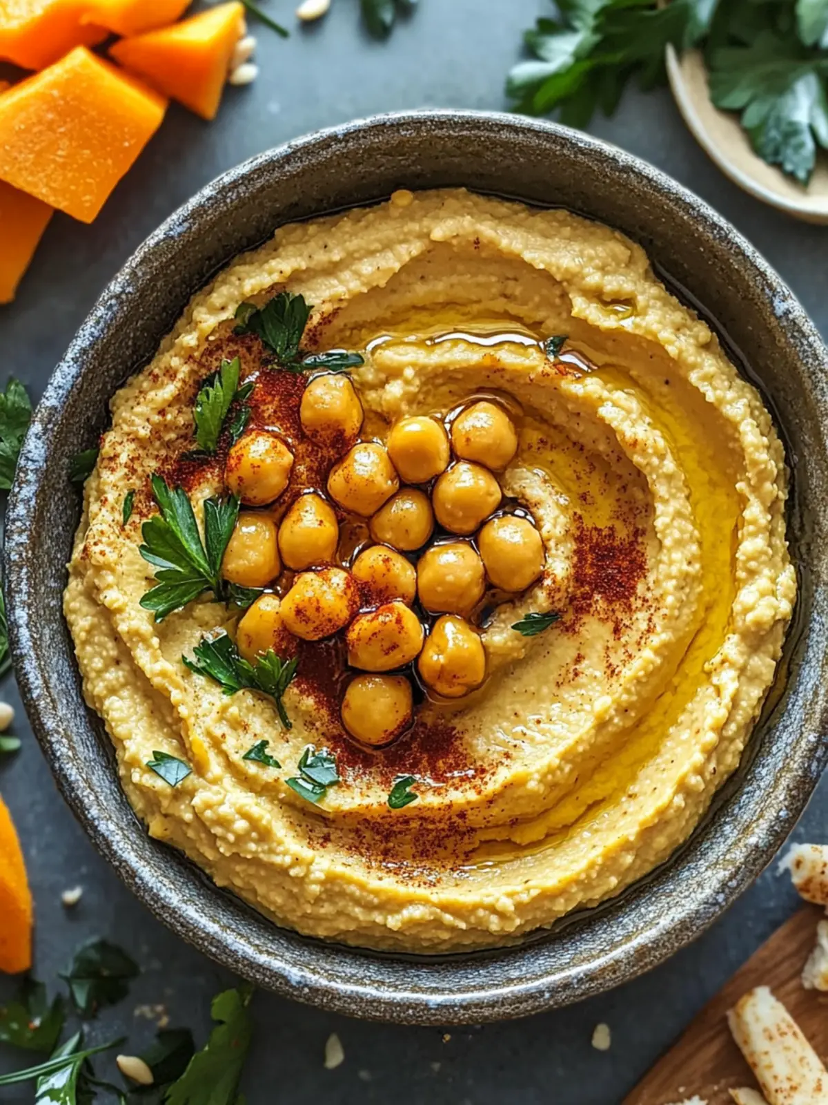 Butternut Squash Hummus Dip