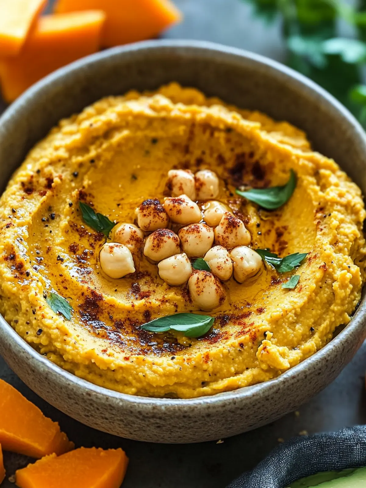 Butternut Squash Hummus Dip