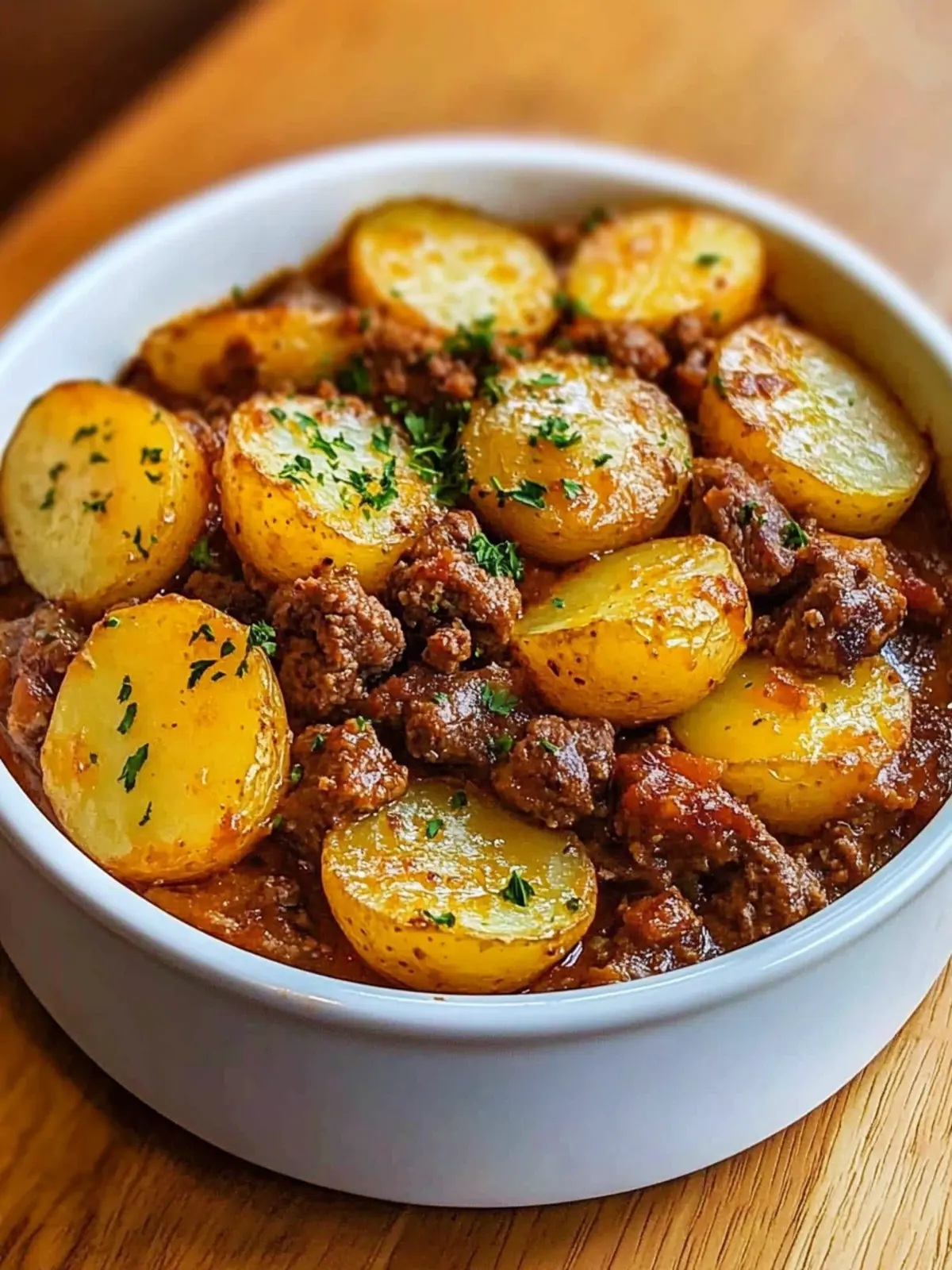 Hobo Casserole with Beef and Potatoe