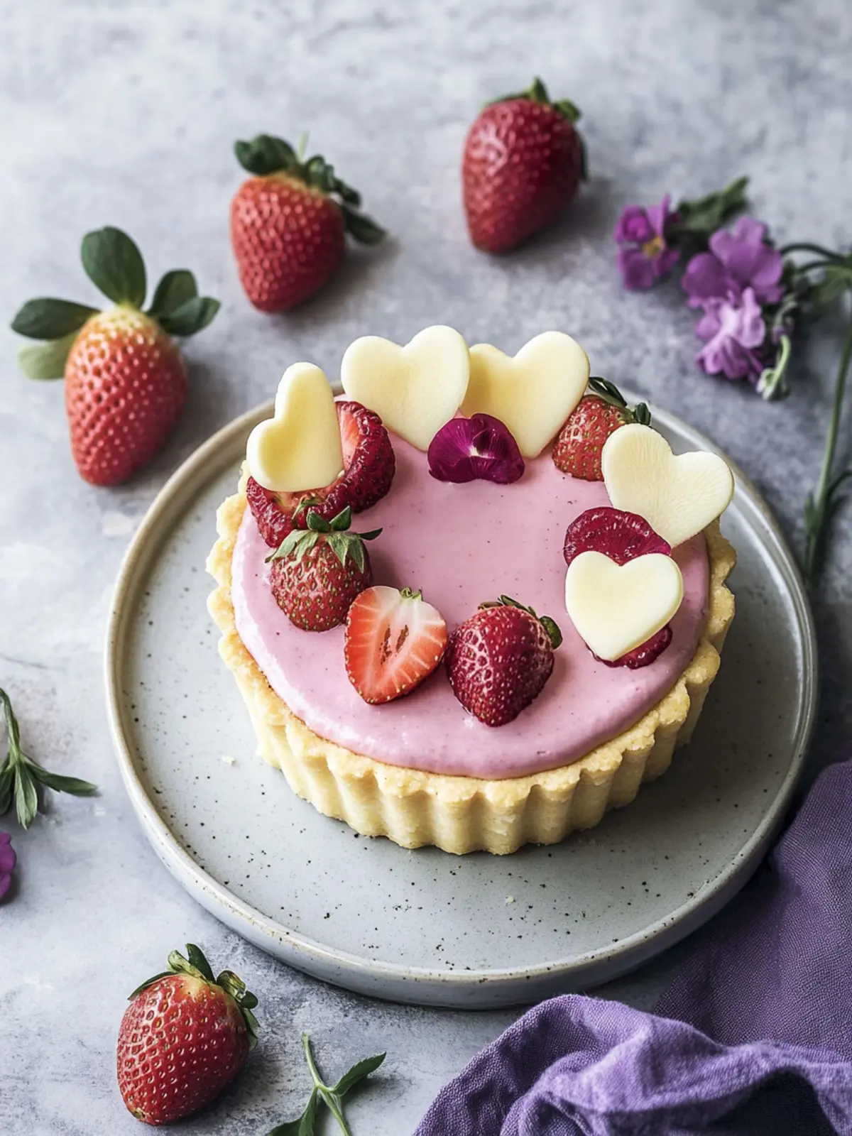 Delicious Strawberry Cream Tarts for an Unforgettable Mother's Day 3 Strawberry cream tarts for Mother's Day