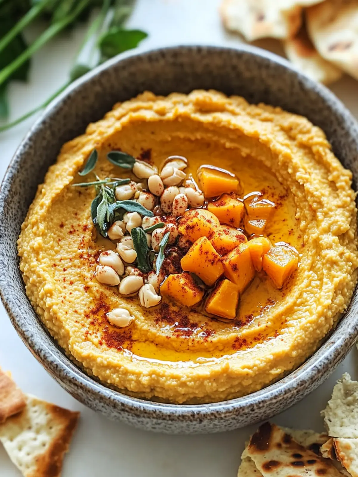 Butternut Squash Hummus Dip