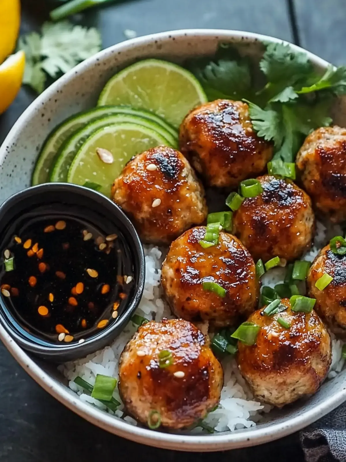 Gingery Salmon Meatballs with Soy Glaze – Quick & Healthy Delight 4 Gingery Salmon Meatballs with a Soy Glaze