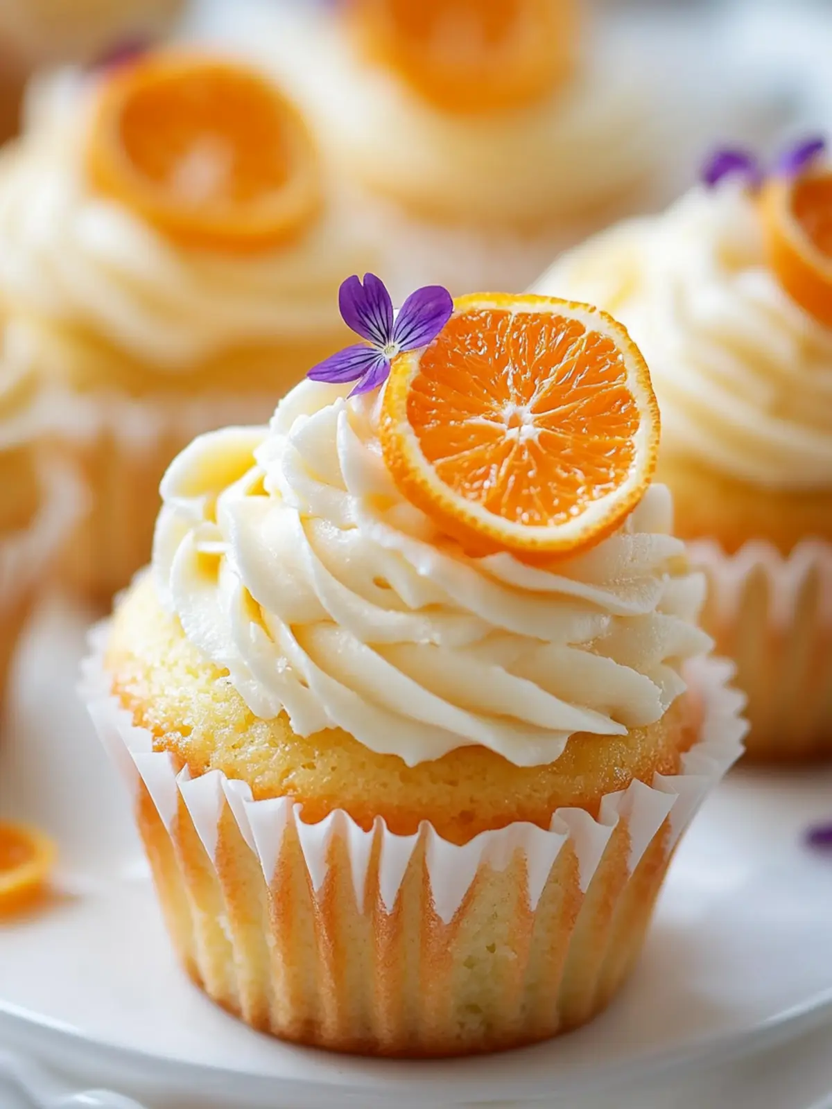 Sweet Orange Creamsicle Cupcakes for a Mother’s Day Treat 2 Orange Creamsicle Cupcakes- For mother's day special