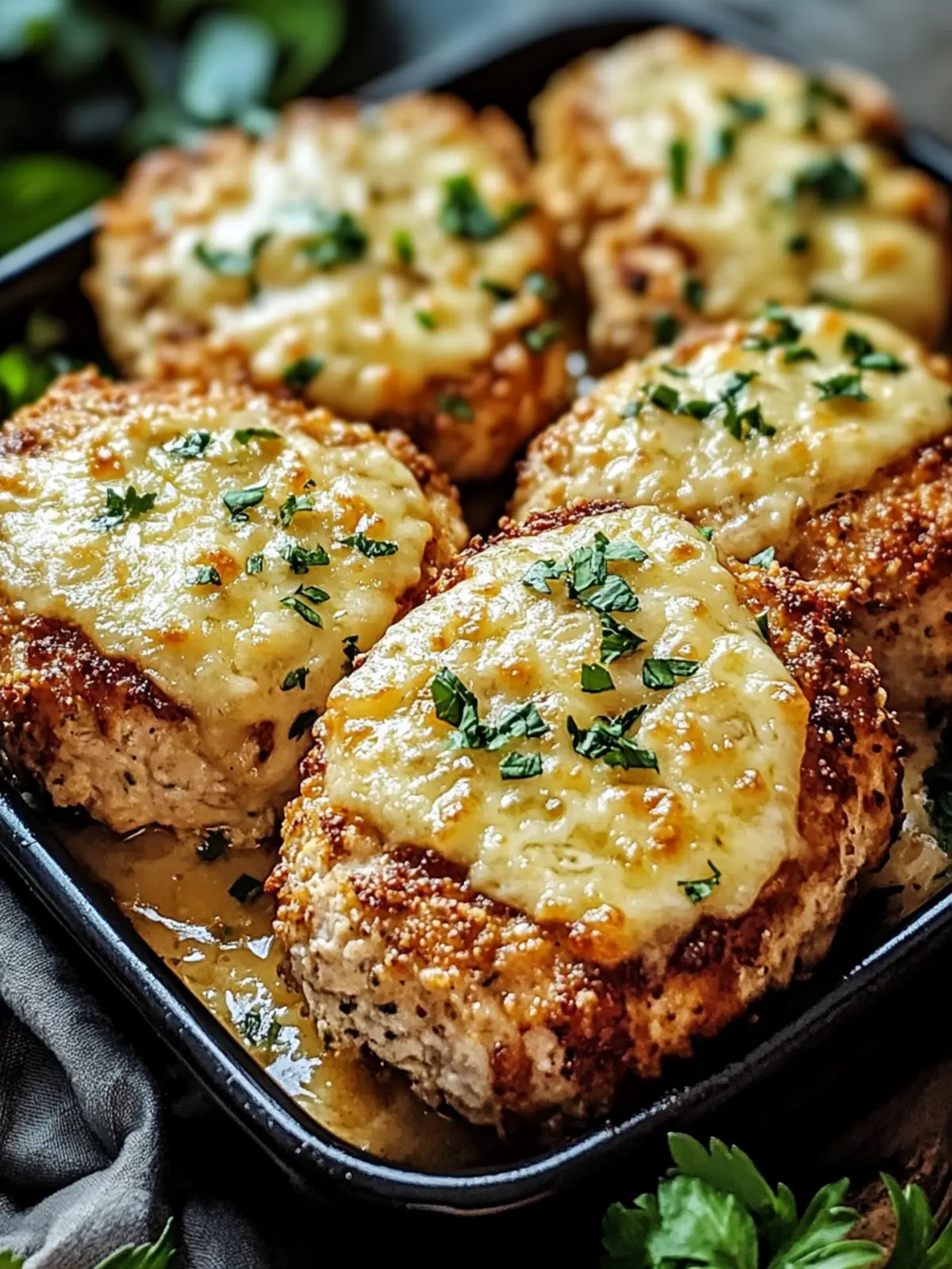 Savory Garlic Parmesan Chicken Meatloaves Your Family Will Love 4 Garlic Parmesan Chicken Meatloaves